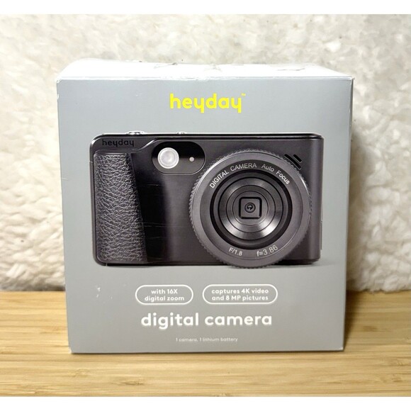 Heyday 8MP 4K Digital Camera 16x Zoom Auto Focus 512GB Storage NEW - Picture 2 of 4